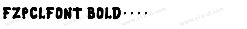 FZPCLFONT BOLD字体转换